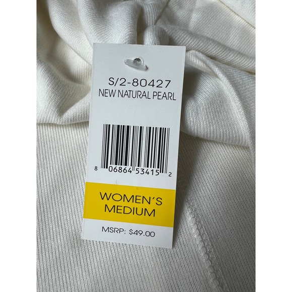 Terre Bleue Cowl Neck Fringe Sweater Size M NEW - Picture 4 of 10